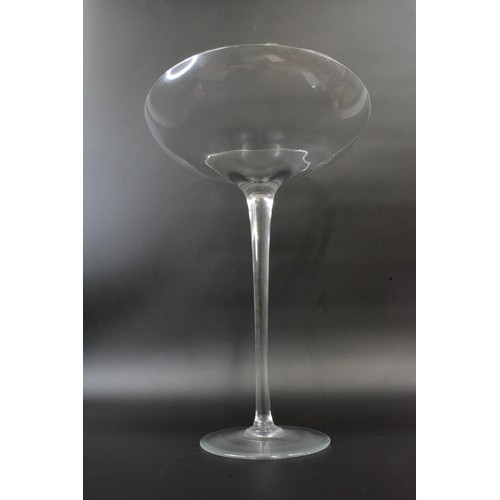 276 - Oversized display champagne glass coupe. size H50 cms x W37 cms