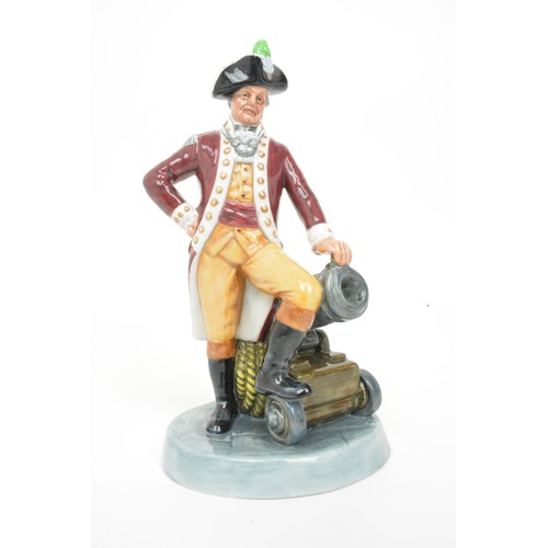 15 - x 3 Royal Doulton Figures-Drummer Boy -HN 2679, height 22 cms,  Officer of the Line -HN 2733, height... 