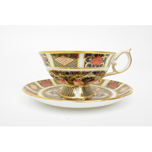 33 - Royal Crown Derby Imari pattern cup,saucer and tray 1128.