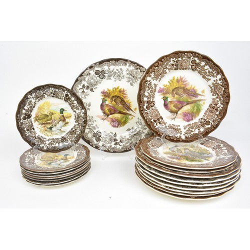 40 - Royal Worcester Palissy Game Series dinnerware items to include lidded terrines, plates, cups, teapo... 