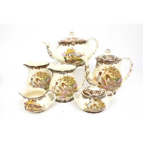 40 - Royal Worcester Palissy Game Series dinnerware items to include lidded terrines, plates, cups, teapo... 