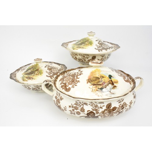 40 - Royal Worcester Palissy Game Series dinnerware items to include lidded terrines, plates, cups, teapo... 