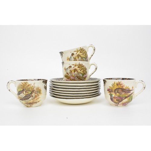 40 - Royal Worcester Palissy Game Series dinnerware items to include lidded terrines, plates, cups, teapo... 