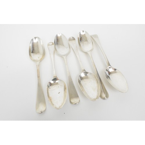 235 - x6 large silver serving spoons, approx gross weight 330g