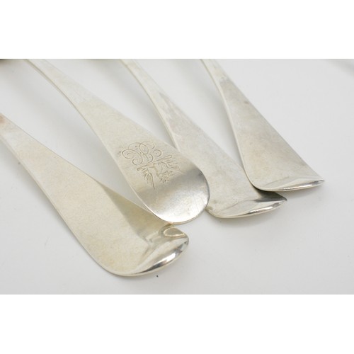 235 - x6 large silver serving spoons, approx gross weight 330g