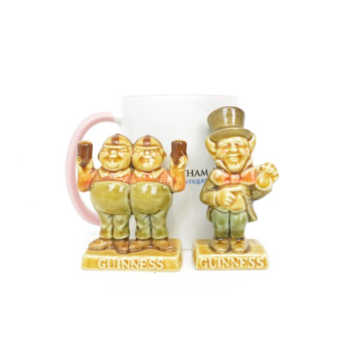 21 - x2 Guinness advertising figures, mad hatter, Tweedle Dee and Tweedle Dum