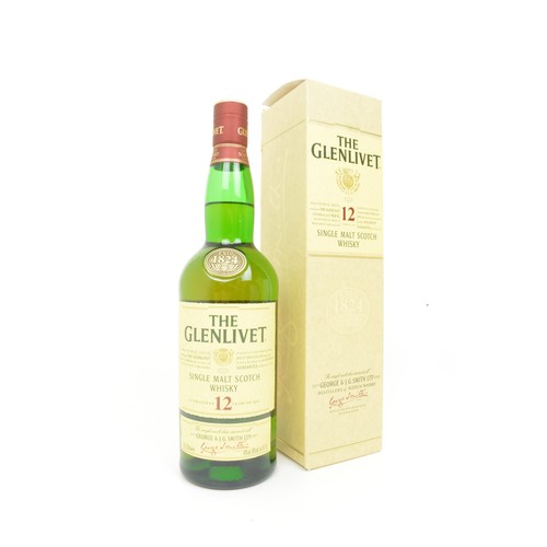 47 - The Glenlivet Aged 12 Years Pure Single Malt Scotch Whisky Classic Golf Courses  'Turnberry' 750ml i... 