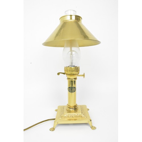 58 - Brass Orient Express Paris-Istanbul Railway Light/Table Lamp approx. 52cm H