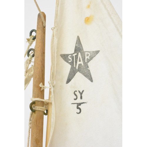 80 - Vintage Northern Star pond yachts made in Birkenhead by Northern Star, solid wood hulls, model SY5 a... 