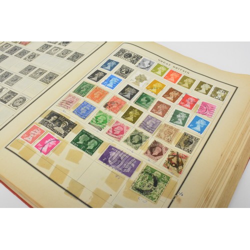 91 - Stamp albums (x2) containing mixed stamps from around the world