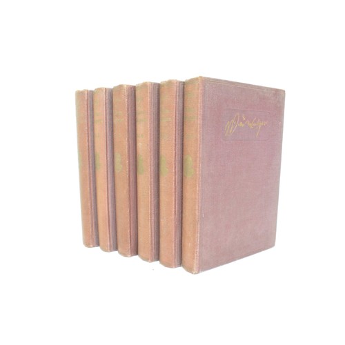 99 - The Works of William Shakespeare Complete set Volumes 1-6, 1st Edition by William Clowes & Sons 1934