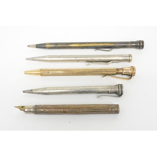 149 - Group of pens and propelling pencils, to include some with 14k nibs