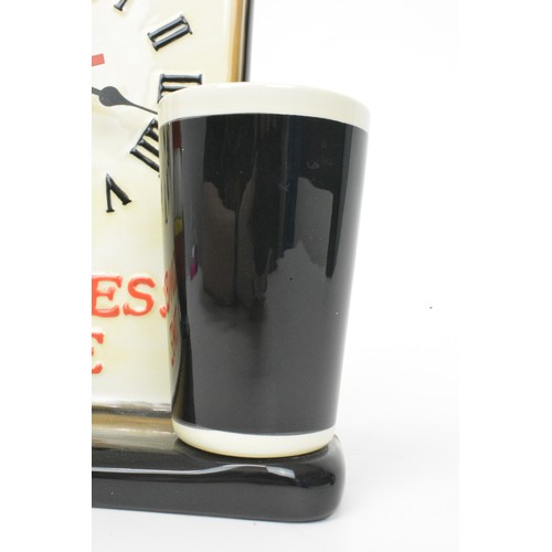 18 - ENESCO Large TOUCAN GUINNESS ADVERTISING CLOCK 