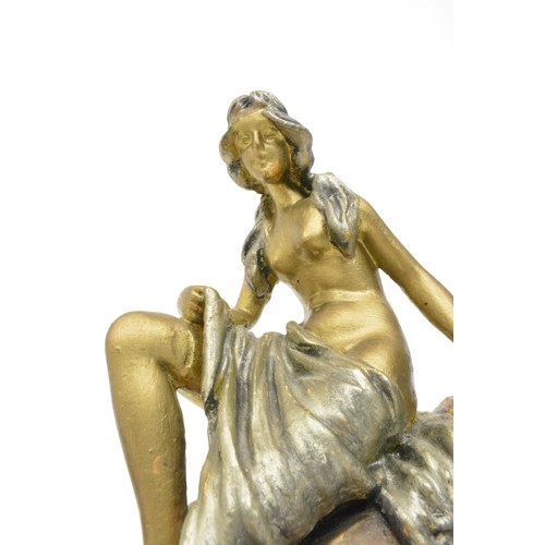 19 - Two bronzed effect Venus/Aphrodite goddess figures. All Sale proceeds to St Helena's Hospice.