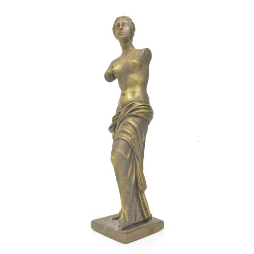 19 - Two bronzed effect Venus/Aphrodite goddess figures. All Sale proceeds to St Helena's Hospice.