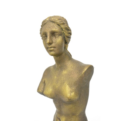 19 - Two bronzed effect Venus/Aphrodite goddess figures. All Sale proceeds to St Helena's Hospice.