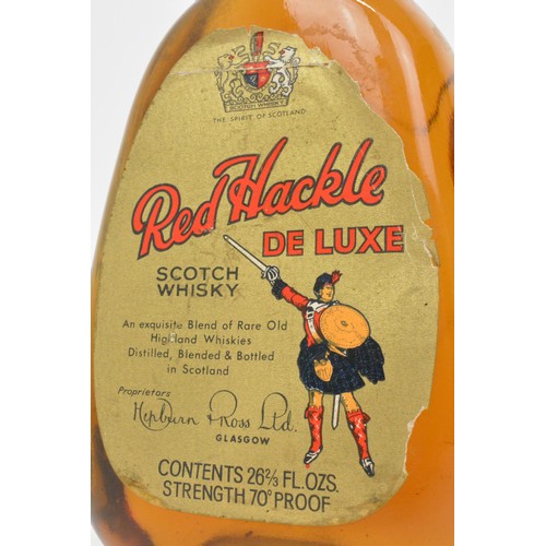 29 - 1960's Bottle Red Hackle De Luxe scotch whisky, 26. 2/3 fl.ozs strength 70% proof