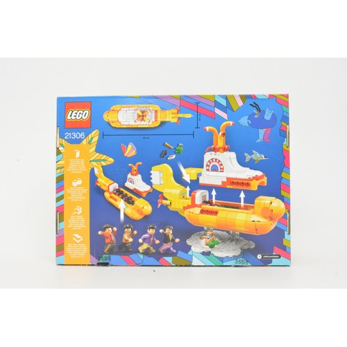 45 - Lego The Beatles Yellow Submarine, 21306, with mini-figures, box and booklet, packets unopened.