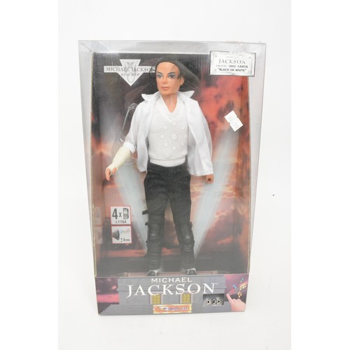 53 - Michael Jackson Musical Figure Doll plus beat it clothing pack by Streetlife c.1997, working in time... 