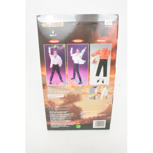 53 - Michael Jackson Musical Figure Doll plus beat it clothing pack by Streetlife c.1997, working in time... 