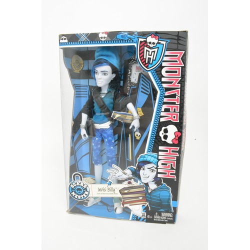 57 - Mix of Monster High Dolls by Mattel X6, to include invisi billy