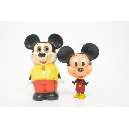 73 - Musical Mickey Mouse preschool toy by Illeco 'made in Macau' together with pull/talking Mickey Mouse... 