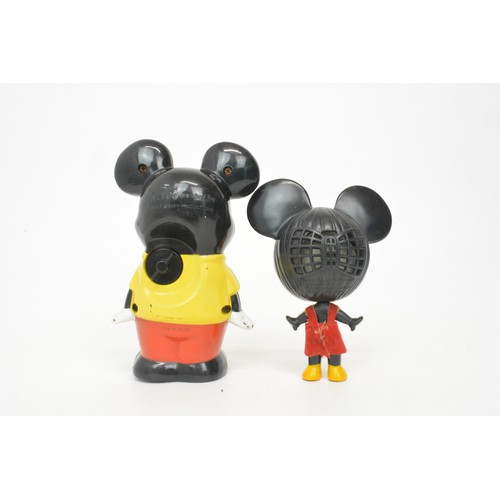 73 - Musical Mickey Mouse preschool toy by Illeco 'made in Macau' together with pull/talking Mickey Mouse... 