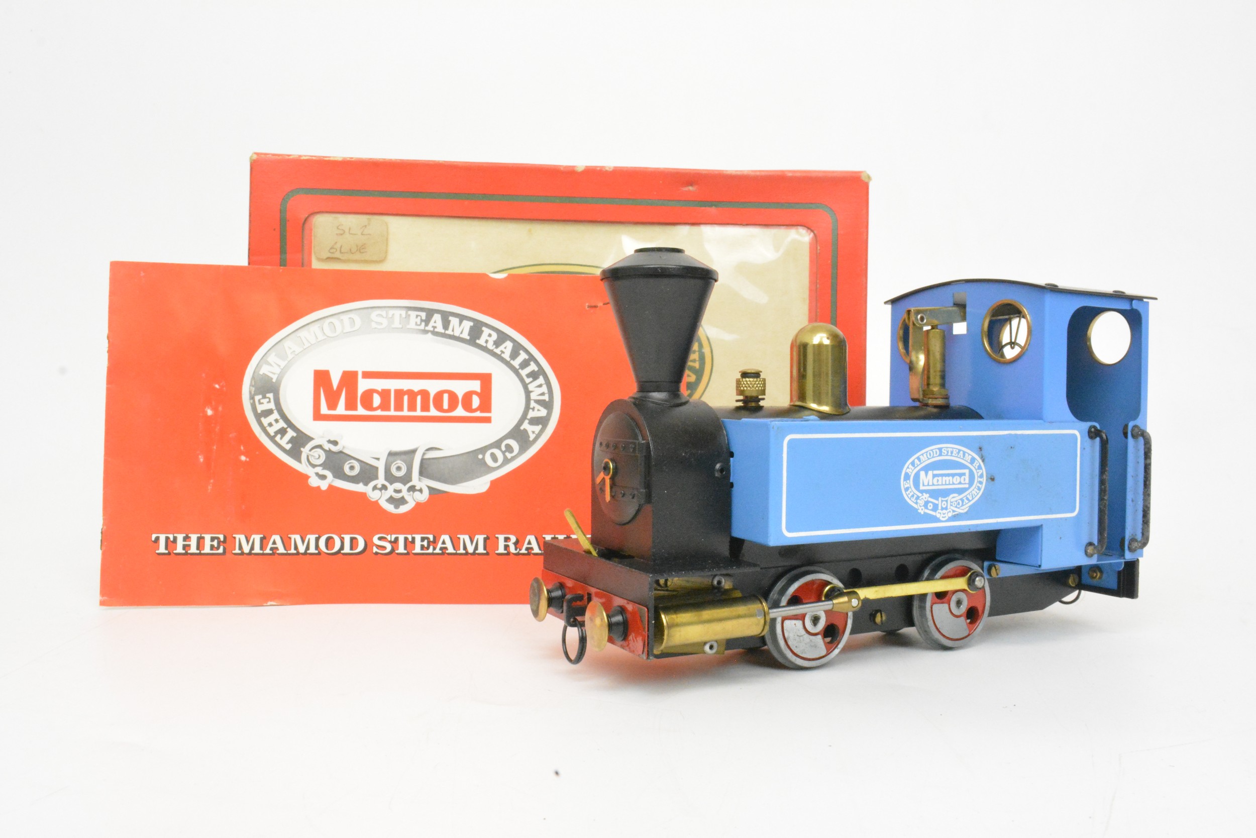 Mamod SL2 'O' Gauge Live Steam Engine With Box and magazine