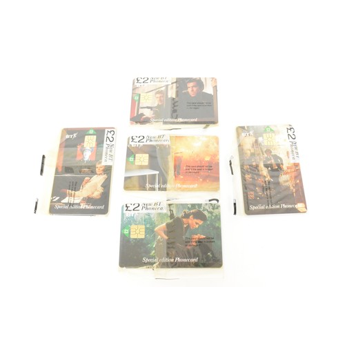 160 - Assortment of phone cards, including special edition BT James Bond unopened phonecards