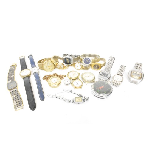 233 - Costume jewellery bundle to include watches, rings, bracelets, necklaces, medallions etc,