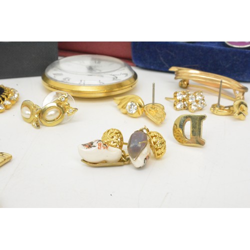 234 - Mixed group of costume jewellery/watches