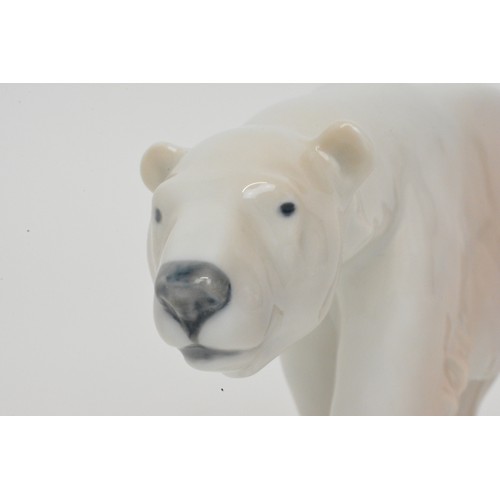 1 - Royal Copenhagen polar bear figurine 320 modelled by Carl J Bonnesen