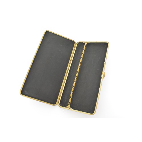 123 - Japanese Komai Fuji damascene mixed metal cigarette cases, x2