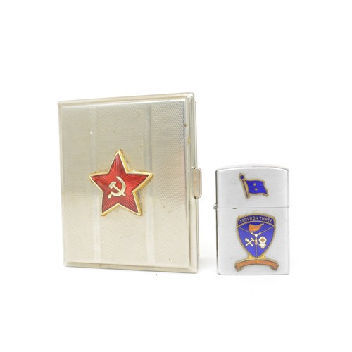 124 - Servron Three, US naval service squadron lighter, Coronet by Y.B.C to base together with cigarette c... 