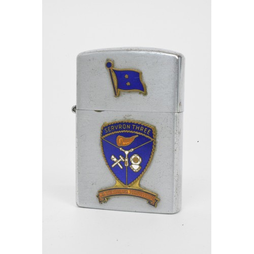 124 - Servron Three, US naval service squadron lighter, Coronet by Y.B.C to base together with cigarette c... 