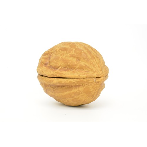131 - Quirky large oversized tromp l'oeil walnut box