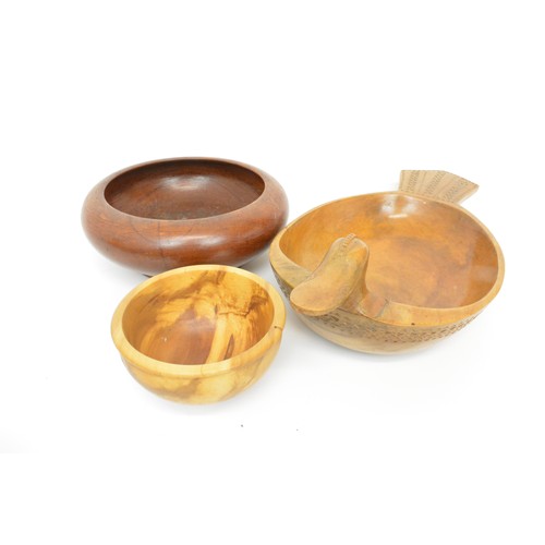 132 - Selection of souvenir treen items to include clogs, candlesticks, boxes, string box, metronome etc.
