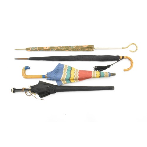 134 - Collection of vintage umbrellas including Fox & Co Paragon