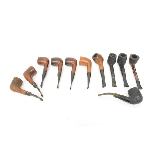149 - Collection of pipes to include Astley's, Charatans,  Dunhill, falcon, etc. x 11