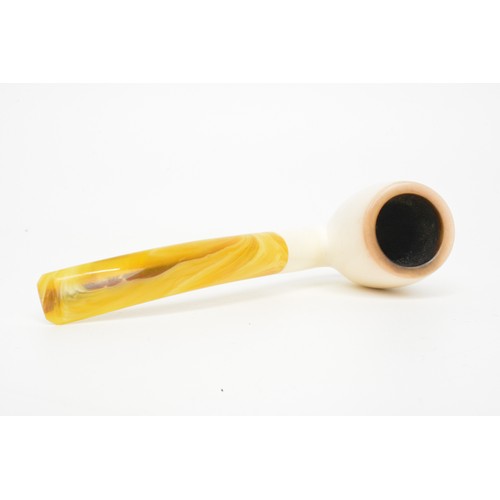 151 - Three  Meerschaum pipes, one in fitted case
