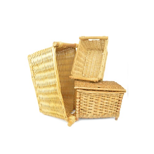 158 - X3 wicker baskets
