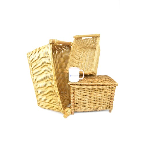 158 - X3 wicker baskets