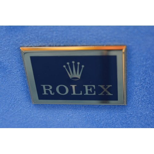 338 - Platinum Rolex Oyster Perpetual Datejust watch with original box, scarf, paperwork and receipt. (Ser... 