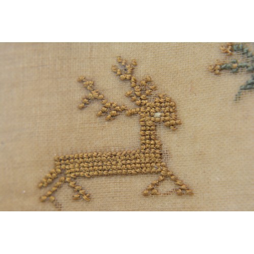 2 - Georgian hand embroidered 'Jesus sought me when a stranger wandering from the fold of god '  hymn ex... 