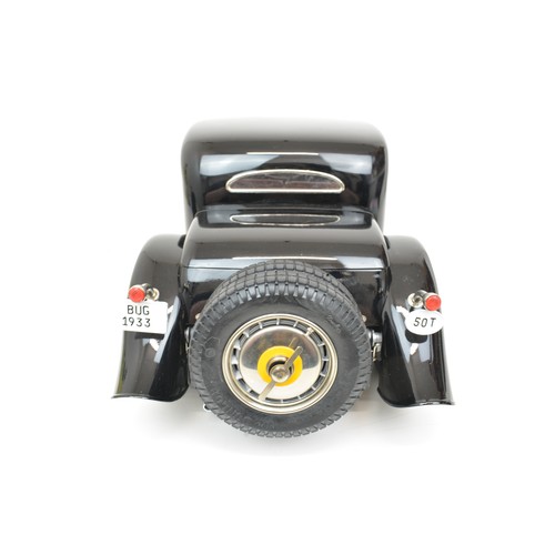 11 - Large 1/8 scale built model kit of a Bugatti Type 50T by Pocher poseable wheels and opening doors, l... 