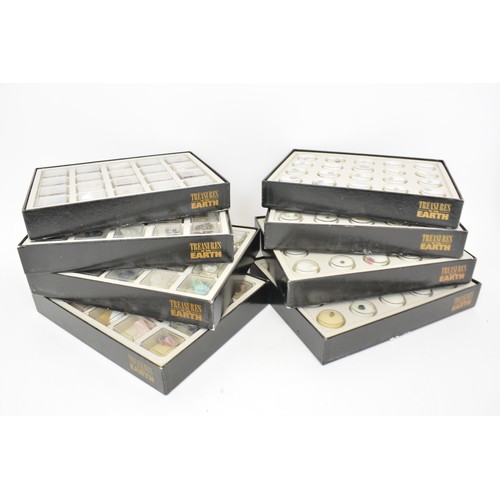 18 - 'Treasure of the Earth' x6 folders containing rock and crystal samples