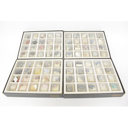 18 - 'Treasure of the Earth' x6 folders containing rock and crystal samples