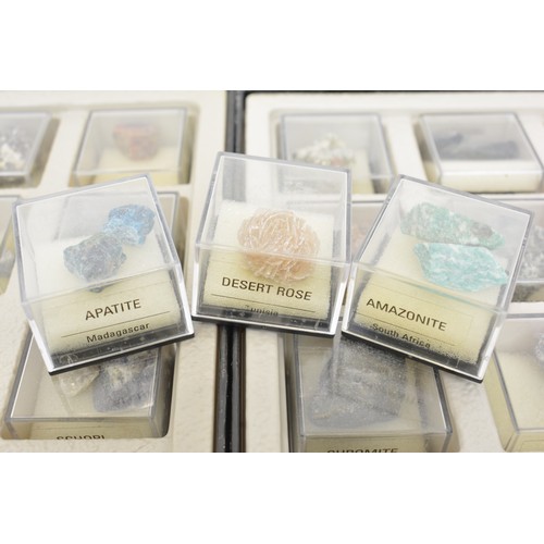 18 - 'Treasure of the Earth' x6 folders containing rock and crystal samples