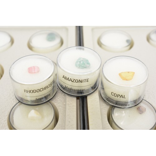 18 - 'Treasure of the Earth' x6 folders containing rock and crystal samples