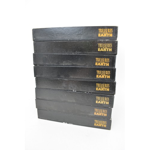 18 - 'Treasure of the Earth' x6 folders containing rock and crystal samples